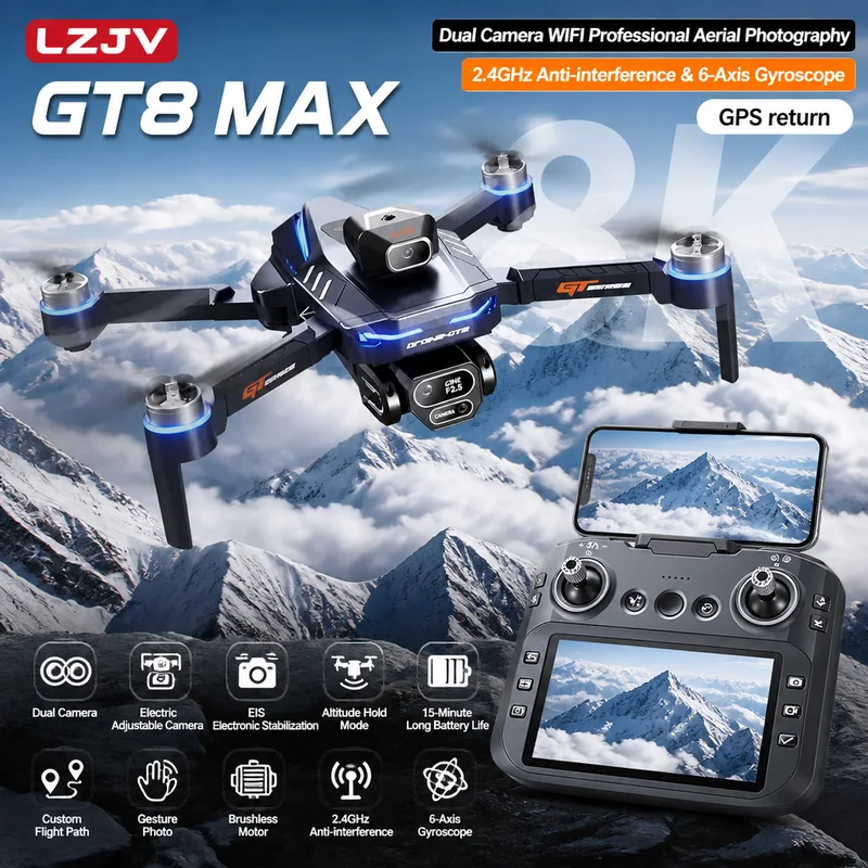 Drone Photogrammetry - Drone Lipat GT8 Max 8K HD