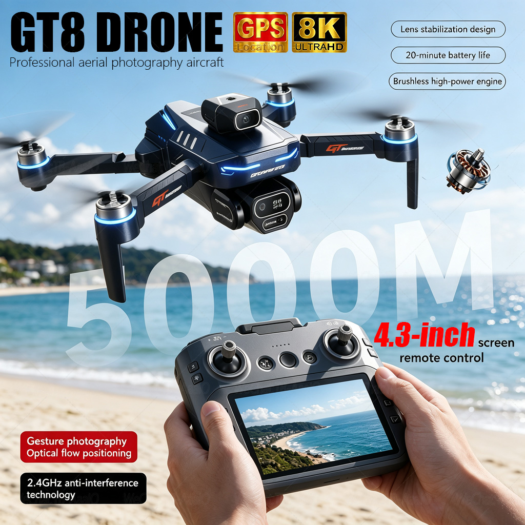 Drone Photogrammetry - Drone RC GT8 HD BARU 4K