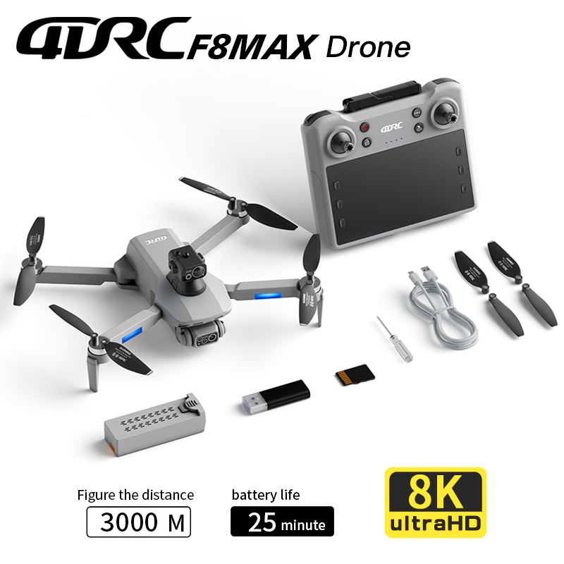 Drone Photogrammetry - Drone Profesional F8 MAX GPS dengan