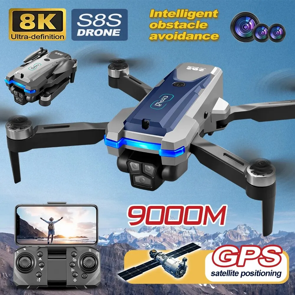 Drone Aerial Photography - S8S Drone lipat 5G Wifi 8K