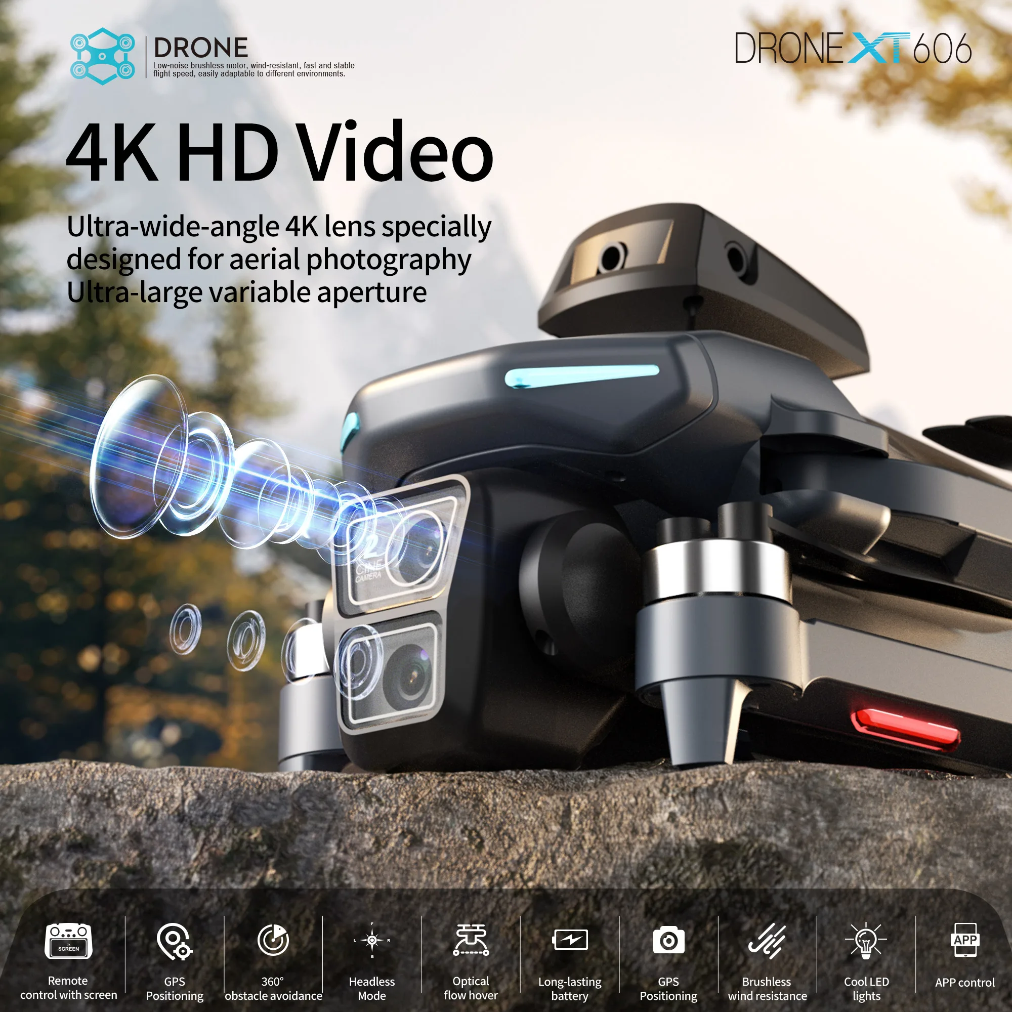 Drone Profesional XT606 Origin - Drone Photogrammetry ulasan dan harga