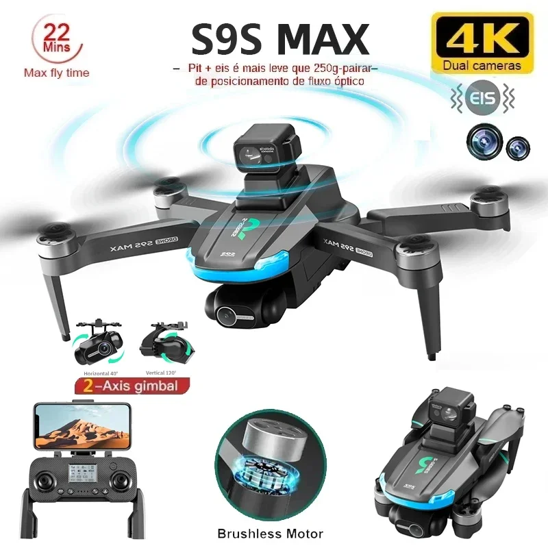 Drone MINI S9S MAX Baru 4K 2 S - Drone Video Production ulasan dan harga