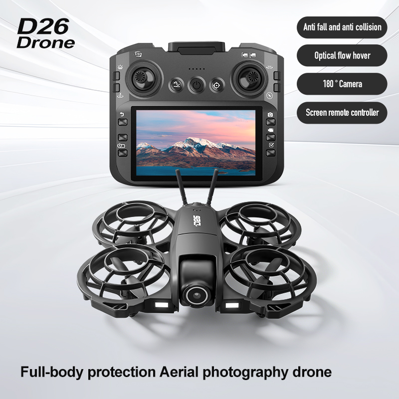 Drone D26 4K Aerial HD 180 °   - Drone Aerial Photography ulasan dan harga