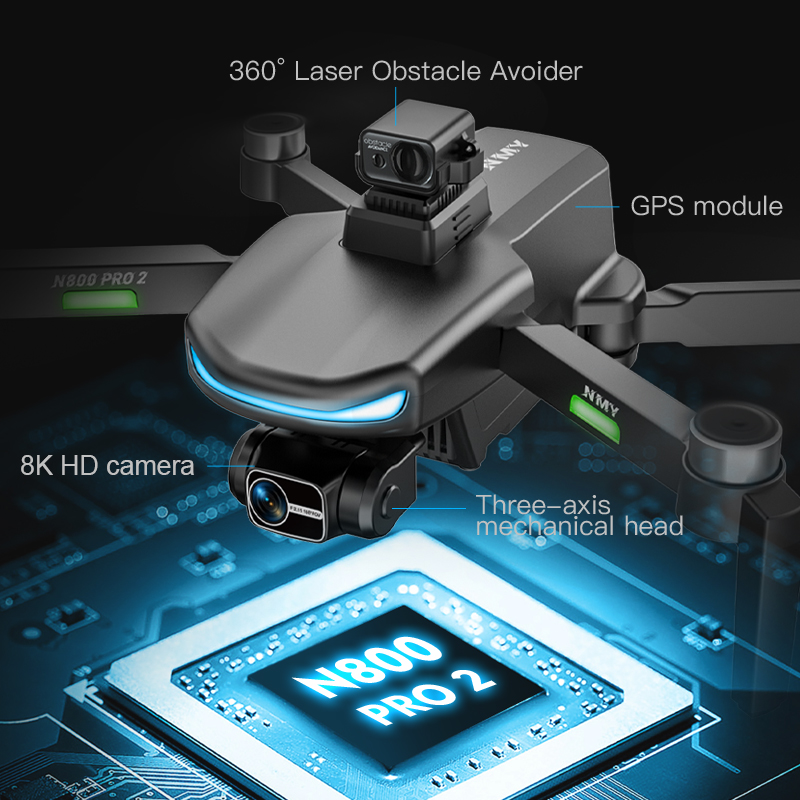 N800 PRO 2 Drone GPS Profesion - Drone Photogrammetry ulasan dan harga
