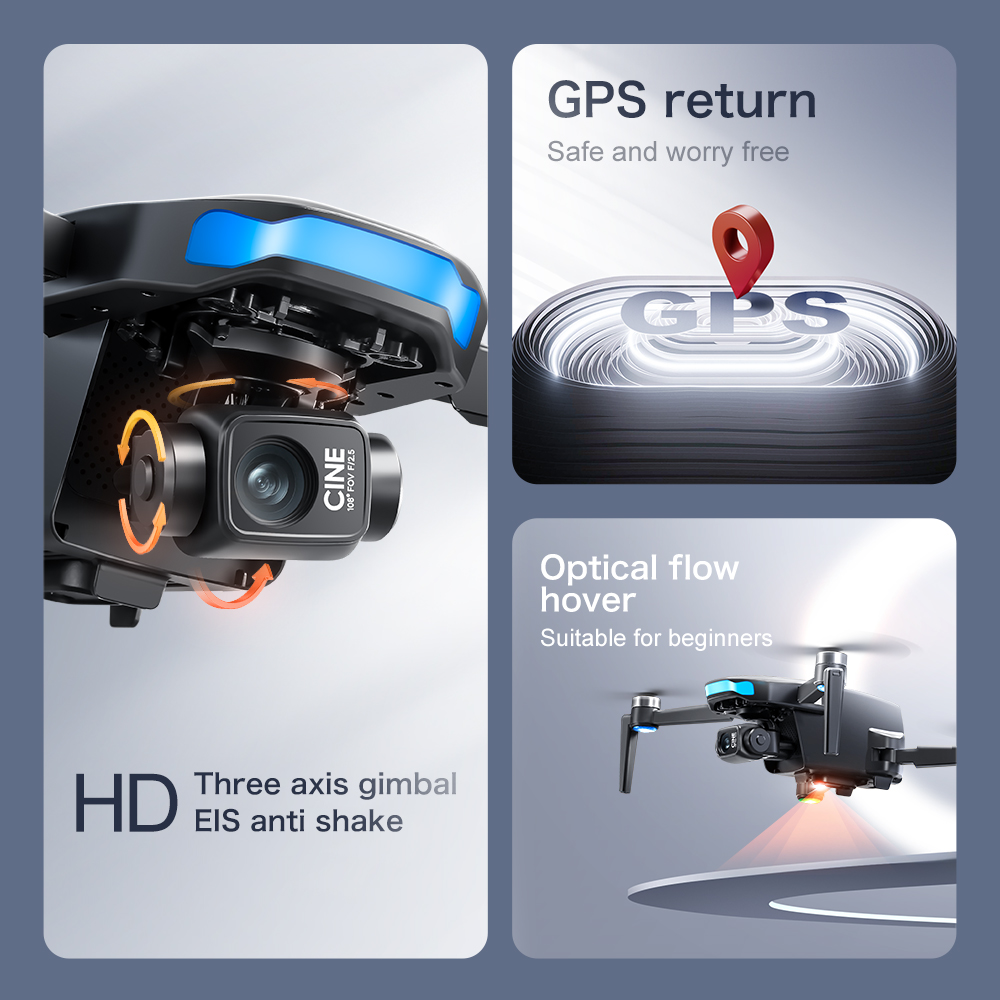 Drone GPS S-X1 Asli dengan kam - Drone Photogrammetry ulasan dan harga