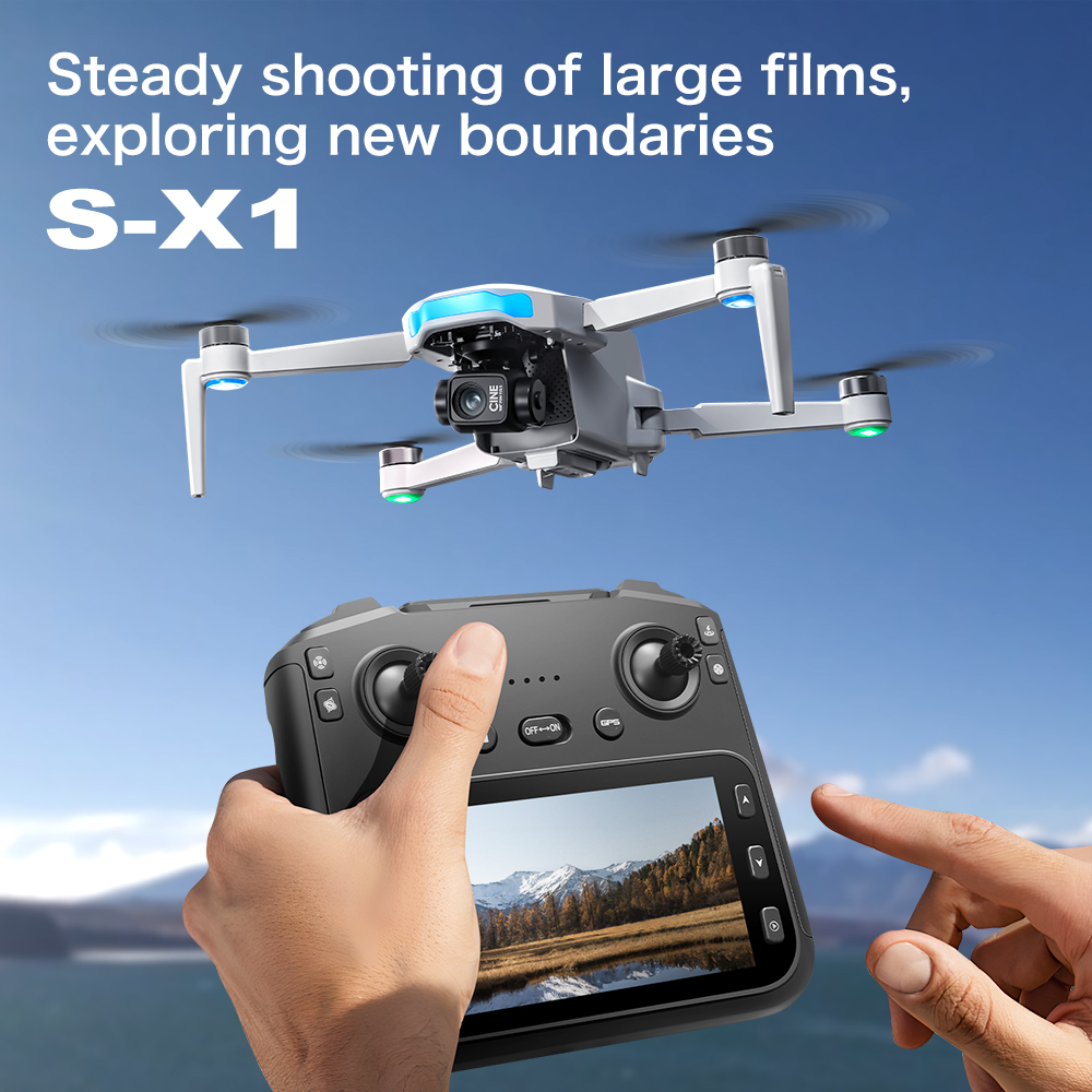 Drone GPS S-X1 Asli dengan kam - Drone Photogrammetry ulasan dan harga