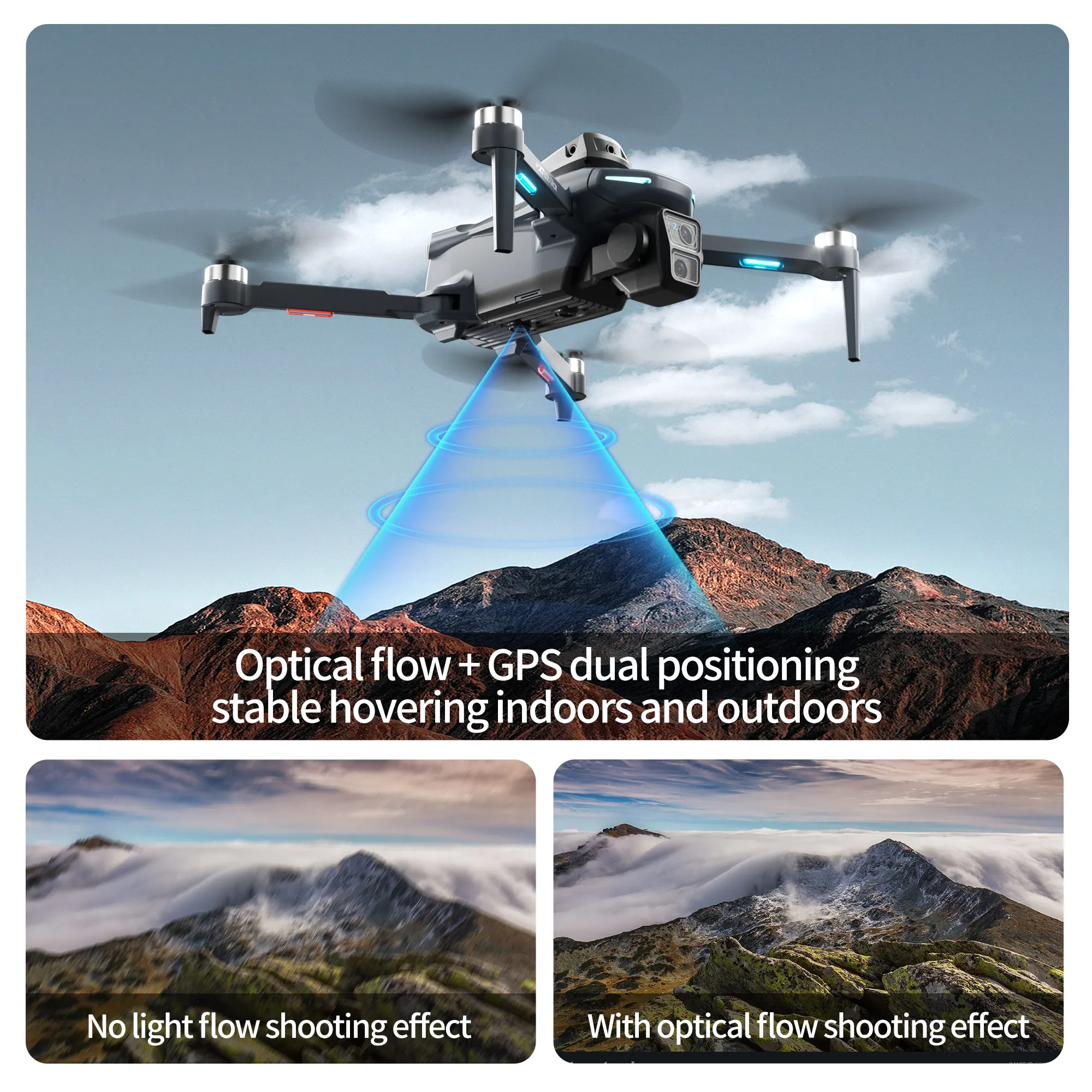Drone GPS XT606 MAX Asli HD 8K - Drone Photogrammetry ulasan dan harga