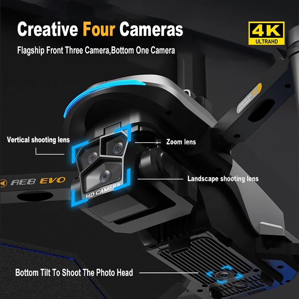 Drone AE8 EVO GPS 8K Profesion - Drone Photogrammetry ulasan dan harga